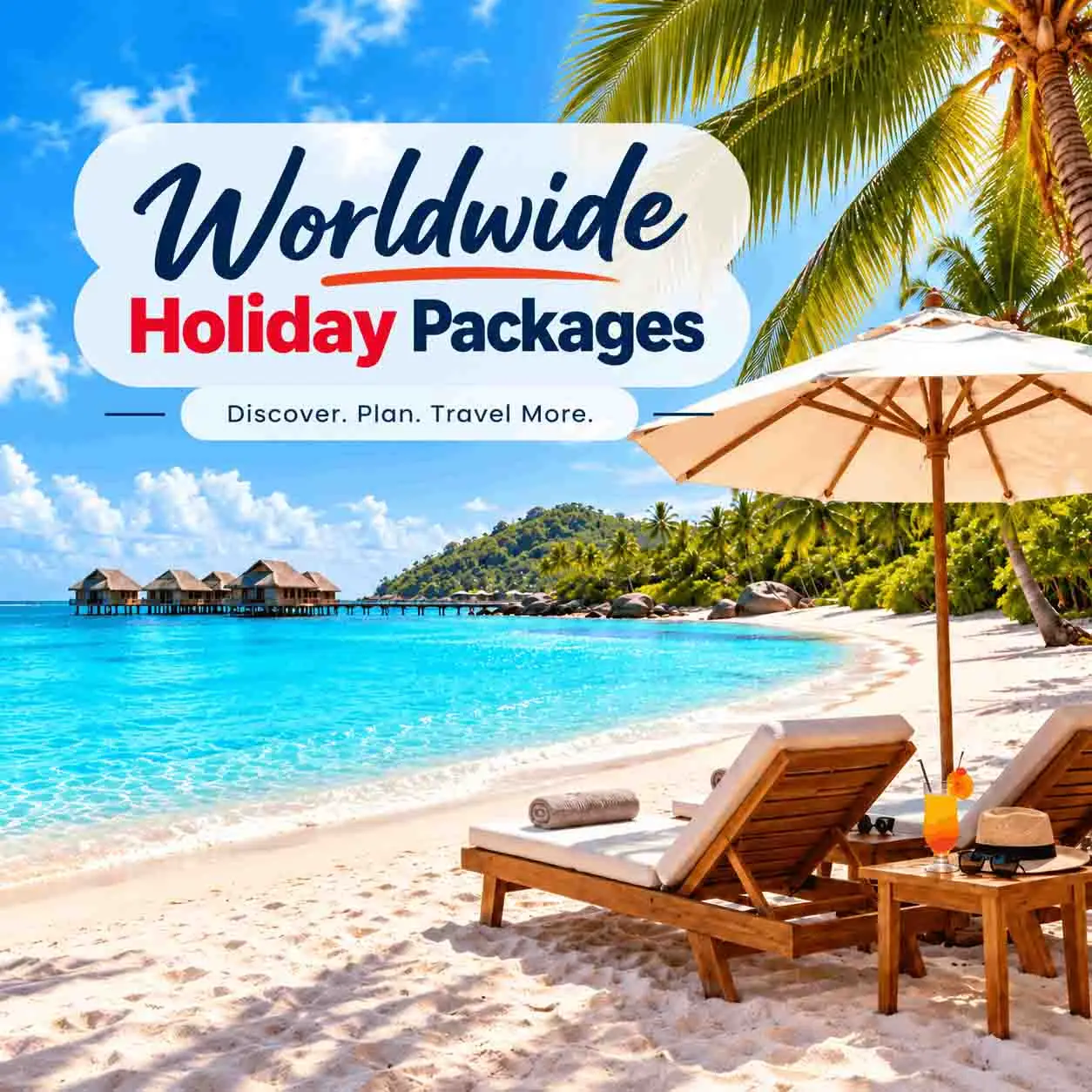 Tropical beach holiday destination